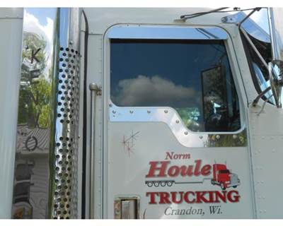 Stainless 5" Chop Top with Deflector for Kenworth W900/T800/T600/T660/T300/T170/T270/T370