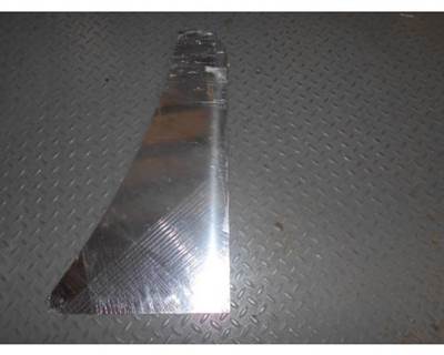 Stainless Kenworth W900L Lower Hood Extension, Customized, No Emblem Mounting Holes