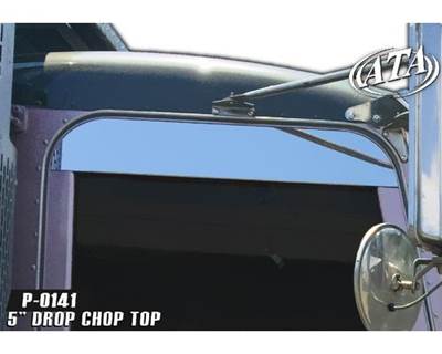 2010-2022 Peterbilt 337 5" Chop Top Stainless Steel Cab Exterior Panel