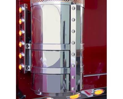 1987-2024 Peterbilt 379/388/389 Platinum Filter Bar 22-1/4" w/ 8-3/4" Light Holes