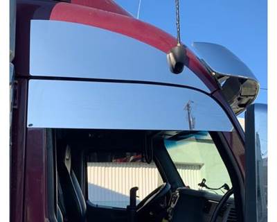2012-2021 Peterbilt 579 Old BODY/567 Cab Upper Door Trim, Stainless Steel 22 ga