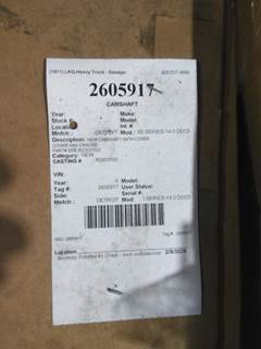Detroit Series 60 14.0L DDEC V Camshaft for a Detroit 60 SERIES-14.0 DDC5