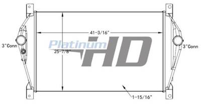 Freightliner 108SD Charge Air Cooler (ATAAC)
