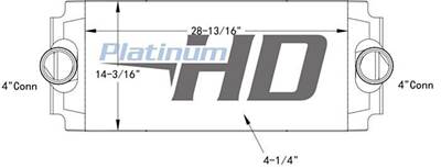 Gillig CITY TRANSIT BUS Charge Air Cooler (ATAAC)