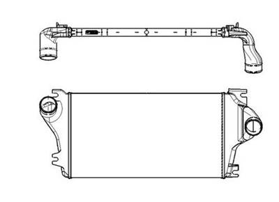 International 5900i Charge Air Cooler (ATAAC)