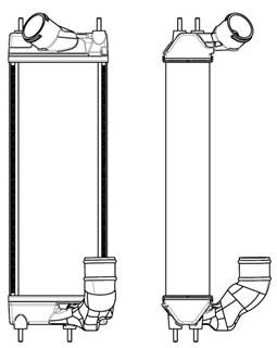 International TerraStar Charge Air Cooler (ATAAC)