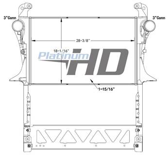 Kenworth T480 Charge Air Cooler (ATAAC)