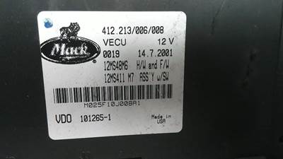 Mack Vision CX613 Chassis Control Module for a Mack CX613