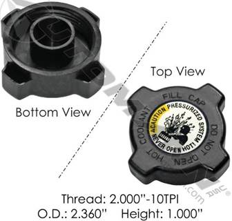 Peterbilt 388 Radiator Cap