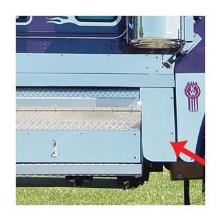 KENWORTH W900L COWL EXTENSIONS BLANK (USE WITH 51 CABS) 