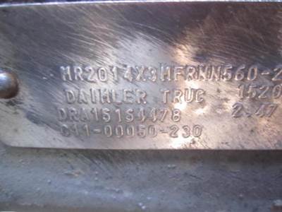 Meritor-Rockwell MD2014XR247 Cutoff for a Freightliner FAS II AIRLINER LATE TANDEM