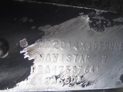 Meritor-Rockwell MD2014XR325 Cutoff for a International Manufactur CORPORATE AIR RIDE