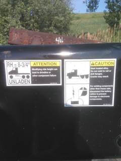 Paccar MV2014PRTBD Cutoff for a Paccar LOW AIR RIDE