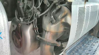 Hino J08E-VB Right DPF Assembly