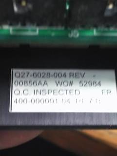 Peterbilt 320 Dash Control Module