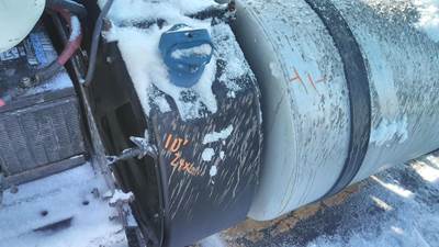 International 8600 Left DEF Tank