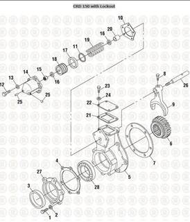 Mack CRD150 Differential Part