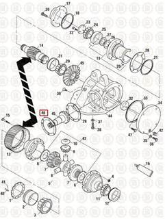 Mack CRD93 Differential Part