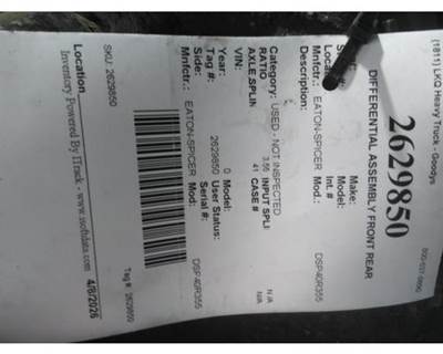 Eaton-Spicer DSP40R355 Front Differential