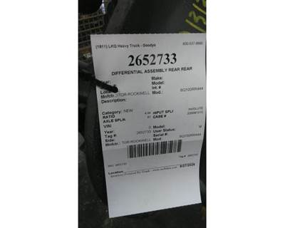 Meritor-Rockwell SQ100RR444 Rear Differential