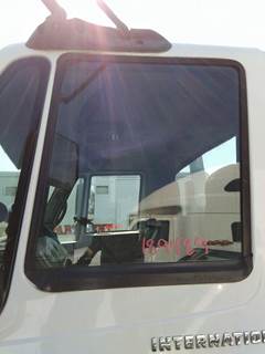 International 8600 Left Front Door Glass