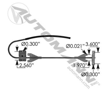 Kenworth W900 Left Door Window Regulator