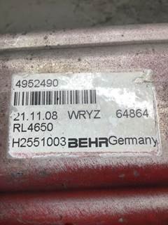 Cummins ISX EGR Cooler for a Cummins ISX EPA 04