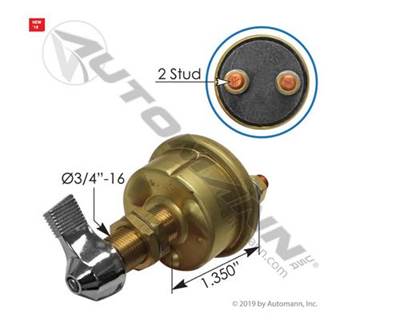 Automann Universal Master Disconnect Switch SPST 175A/100A