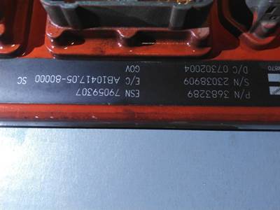 Cummins ISX Engine Control Module (ECM) for a Cummins ISX EPA 04