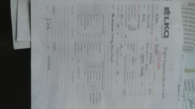 Cummins ISX12 G Engine for a Cummins ISX12G 3647