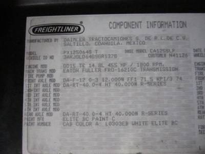 Detroit DD15 Engine for a Detroit DD15 (472909)