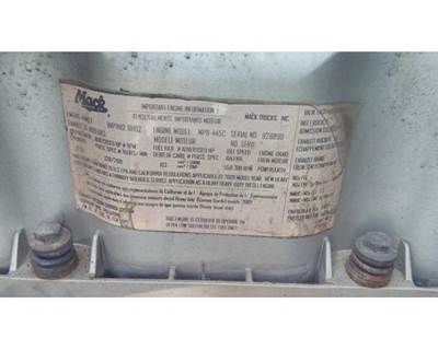 Mack MP8 Engine for a Mack MP8 EPA 07 (D13)