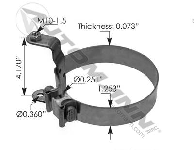 Kenworth T600 Right Exhaust Bracket