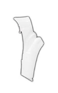 Ford F-700 Right Fender Extension for a Ford F700