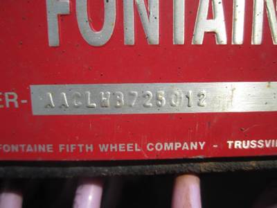 Fontaine AIR SLIDE Fifth Wheel