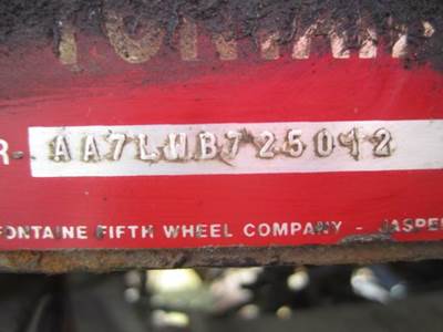 Fontaine AIR SLIDE Fifth Wheel