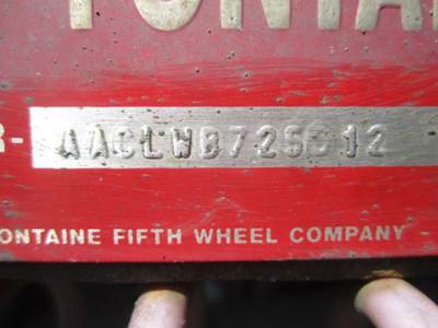 Fontaine AIR SLIDE Fifth Wheel