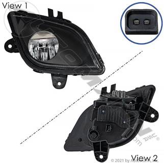 Freightliner Cascadia 125 Right Fog Light for a Freightliner CASCADIA 125 2018UP
