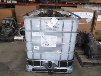 PLASTIC CONTAINER OF VARIOUS FUEL FILTER HOUSINGS 
QTY: 82 