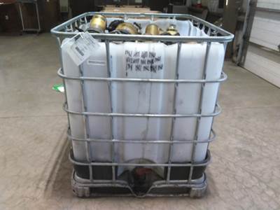 PLASTIC CONTAINER OF VARIOUS FUEL FILTER HOUSINGS 
QTY: 71