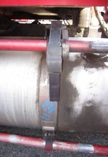 Peterbilt 386 Left Fuel Tank Strap / Bracket