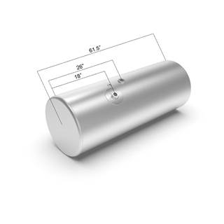 Freightliner Cascadia 113 Left Fuel Tank for a Alum Cylinder 105-114 GALLON