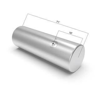 Freightliner Cascadia 113 Right Fuel Tank for a Alum Cylinder 115-124 GALLON
