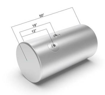 Freightliner Cascadia 113 Left Fuel Tank for a Alum Cylinder 95-104 GALLON