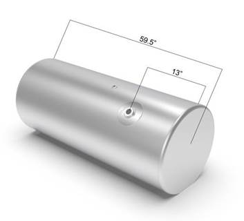 Freightliner Cascadia 113 Right Fuel Tank for a Alum Cylinder 115-124 GALLON