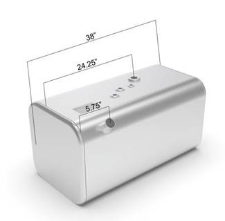 Hino 185 Right Fuel Tank for a Alum D Or Rectangle 45-54 GALLON