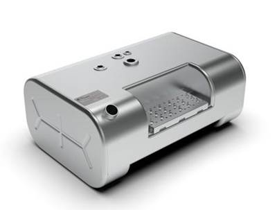 International 4700 1990-2002 Left Fuel Tank for a Alum D Or Rectangle 55-64 GALLON