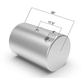 International 9200 1988-1997 Left Fuel Tank for a Alum Cylinder 75-84 GALLON