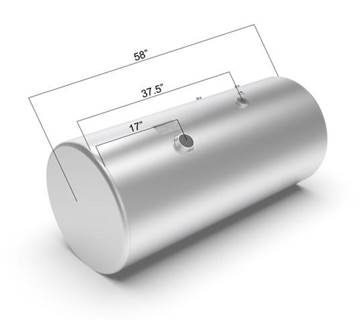 International 9200 1988-1997 Right Fuel Tank for a Alum Cylinder 115-124 GALLON