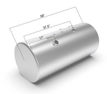 International Fuel Tank for a Alum Cylinder